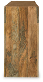 Luzmanacy - Console Sofa Table - Natural Brown