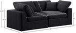 Comfy - Velvet Modular Sofa 2 Seats