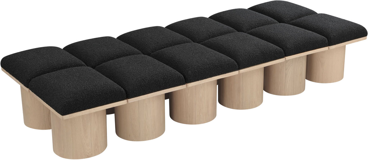 Pavilion - 12 Piece Modular Bench With Natural Base