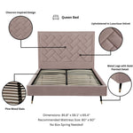 Manhattan Crosby - Upholstered Platform Bed