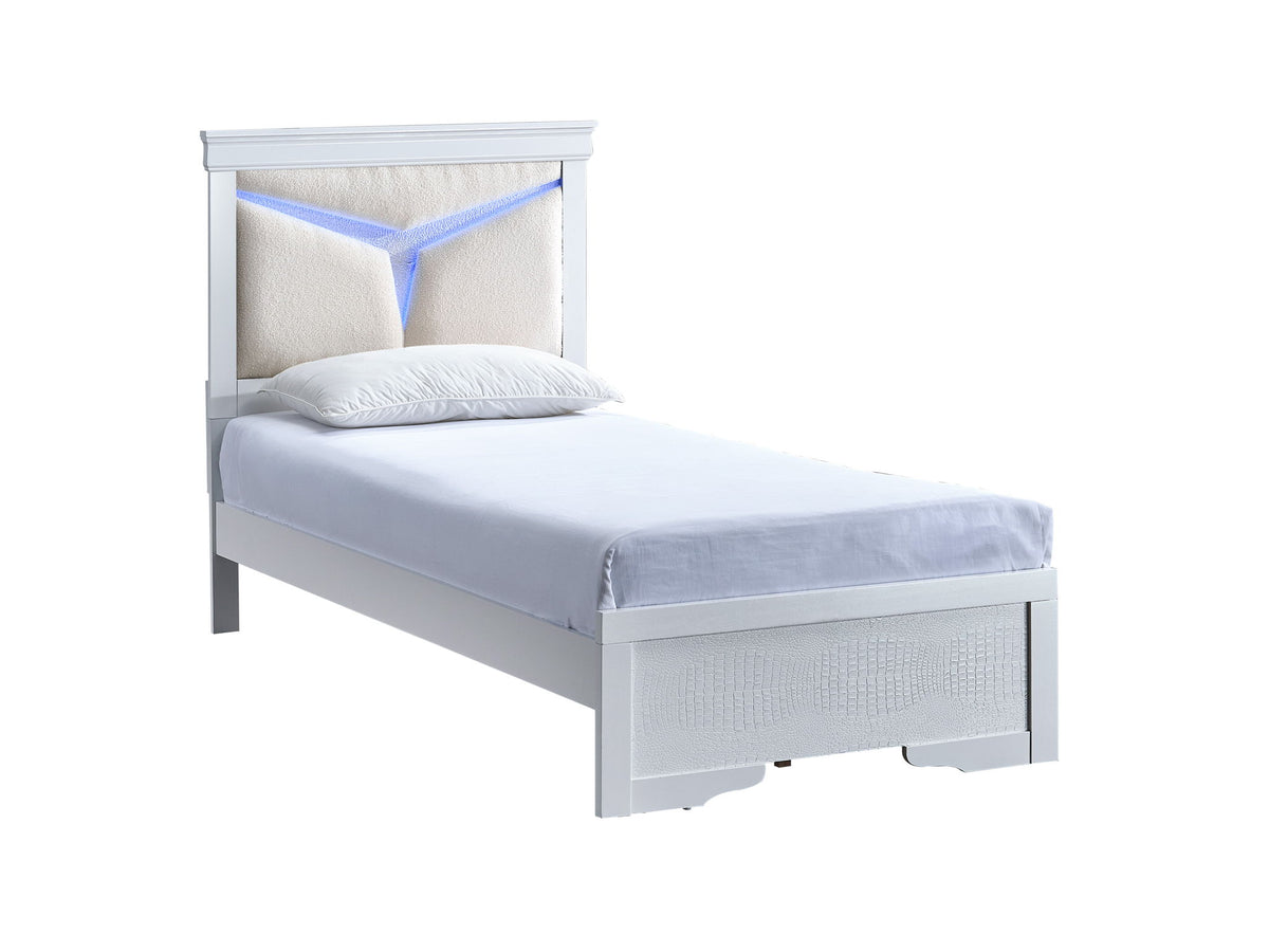 Glory Furniture - Lorana - Bed With LED Headboard