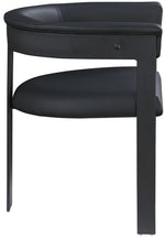 Romeo - Faux Leather Dining Chair With Black Base (Set of 2)