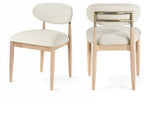 Riccio - Fabric Dining Side Chair (Set of 2) - Natural Frame