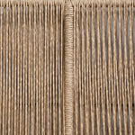 Coastline - Olefin Water Resistant Fabric And Wicker Outdoor Patio Loveseat - Beige