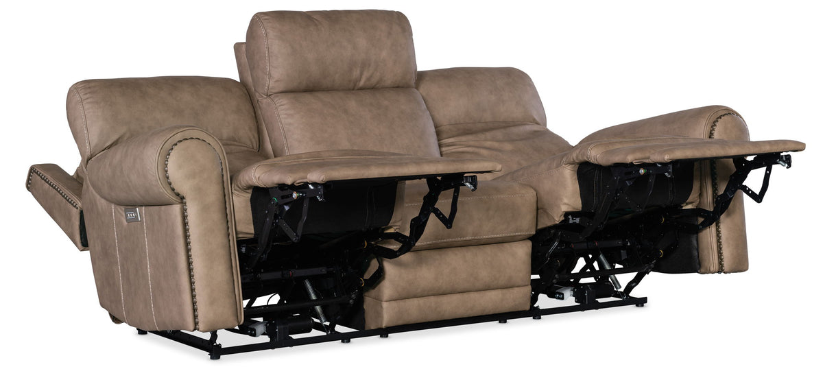 MS - Duncan Power Sofa With Power Headrest & Lumbar