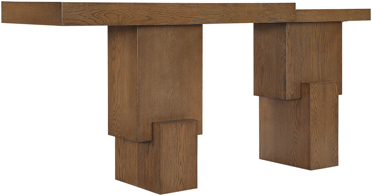 Anzio - Oak Veneer And Solid Wood Console Table