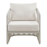 Breeze - Powder Coated Metal Outdoor Conversation Set With Cushions