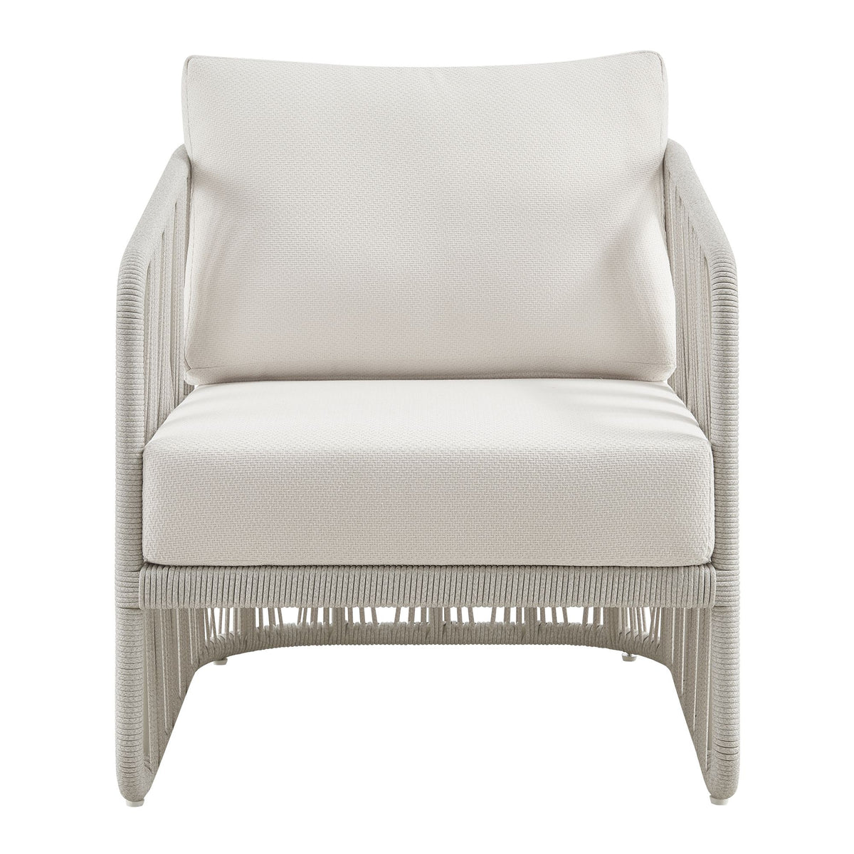Breeze - Powder Coated Metal Outdoor Conversation Set With Cushions