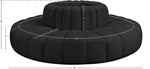 Arc - Faux Leather 8 Piece Round Modular Sofa