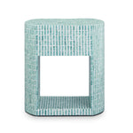Prim - Capiz Shell Nightstand - Blue