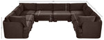 Hammond - Velvet Performance Fabric Upholstered 8 Piece U-Shaped Sectional