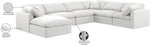 Indulge - Linen 7 Piece Modular Sectional - White