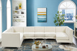 Alina - 8 Piece Velvet Modular Sectional