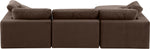 Comfy - 4 Piece Velvet Modular Sectional With Chaise