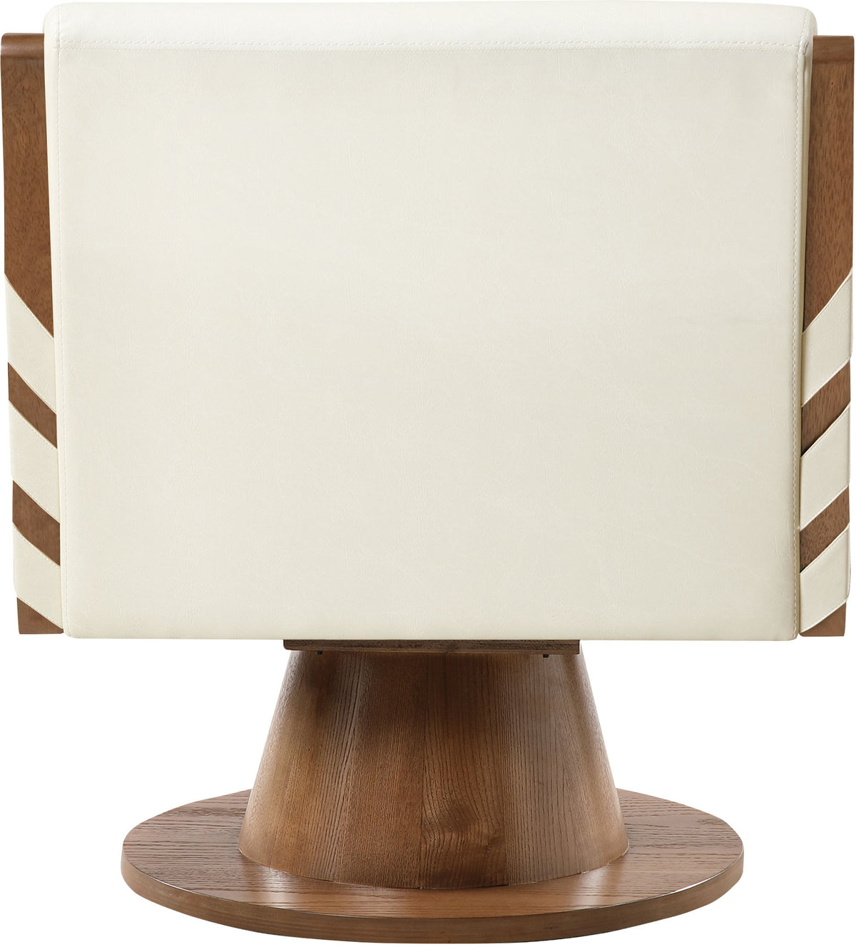 Millwin - Swivel Accent Chair With Brown Base