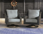 Elite Park - Swivel Lounge w/ Cushion - Gray