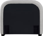 Vaughn - Chenille Bed With Black Base
