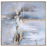 Road Less Traveled - Abstract Art - Blue