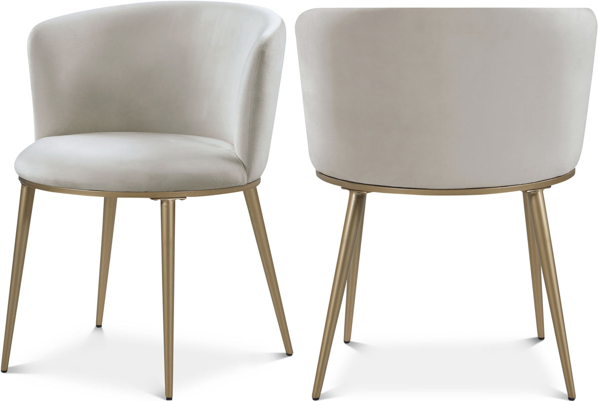 Skylar - Dining Chair with Gold Legs (Set of 2)