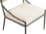 Bastille - Upholstered Dining Side Chair (Set of 2) - Silver Frame