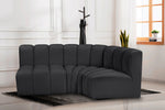 Arc - Faux Leather 3 Piece Sofa
