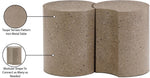 Dimple - 2 Piece Modular End Table - Terazzo Finish