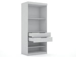 Manhattan Mulberry - Wardrobe Closet With Open Space