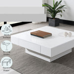Khaim - Coffee Table - White High Gloss