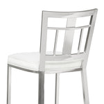 Celina - 5-Piece Round Tempered Glass Tabletop Dining Table Set With Stools Seats Up To 4 - White