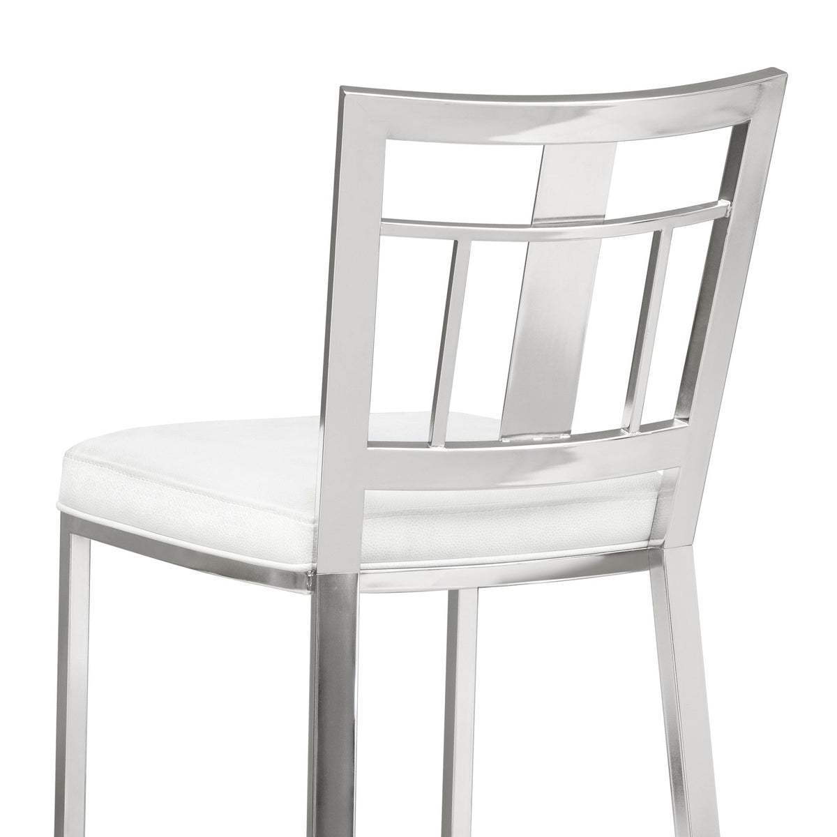 Celina - 5-Piece Round Tempered Glass Tabletop Dining Table Set With Stools Seats Up To 4 - White