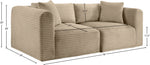 Shaggy - Fabric 2 Seat Modular Sofa