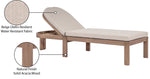 Newport - Water Resistant Fabric Upholstered Outdoor Patio Lounge Chair