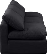 Indulge - Linen 3 Seat Modular Armless Sofa