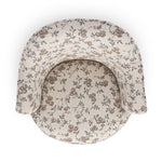 Skyla - Floral Jacquard Swivel Accent Chair - Beige