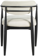 Riccio - Fabric Dining Arm Chair (Set of 2) - Black Frame
