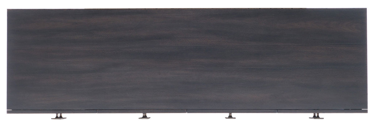 Melange - Neville Credenza - Dark Brown / Black