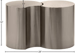 Dimple - 2 Piece Modular End Table