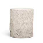 Fawn - Concrete Indoor/Outdoor Side Table - Driftwood