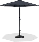 Fiji - Aluminum Patio Umbrella With Round Black Base