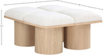 Pavilion - 4 Piece Modular Bench With Natural Base
