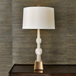 Steeple - Table Lamp - Brass / White
