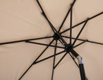 Fiji - Aluminum Patio Umbrella With Square White And Black Base