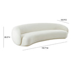 Kendall - Velvet 120" Sofa