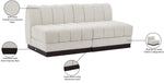 Quinn - 2 Seat Modular Armless Sofa