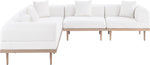 Laguna - 5 Piece 106.5" Upholstered Outdoor Patio Modular Sectional