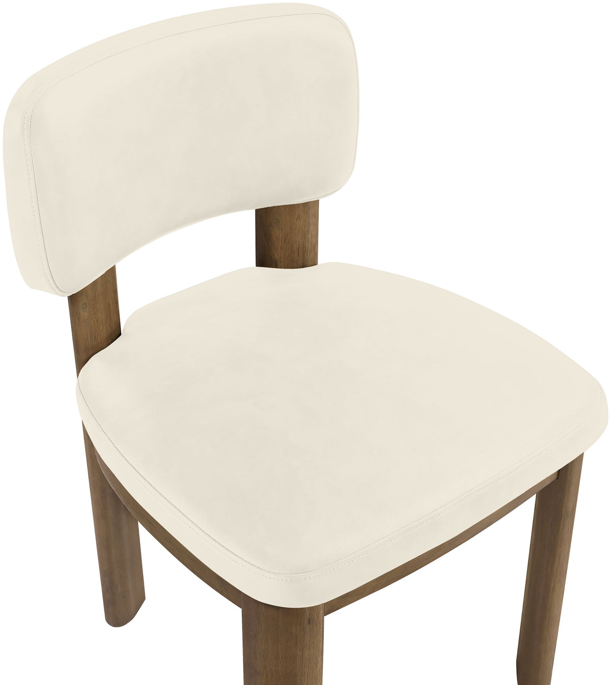 Paloma - Vegan Leather Upholstered Dining Chair (Set of 2) - Brown Frame