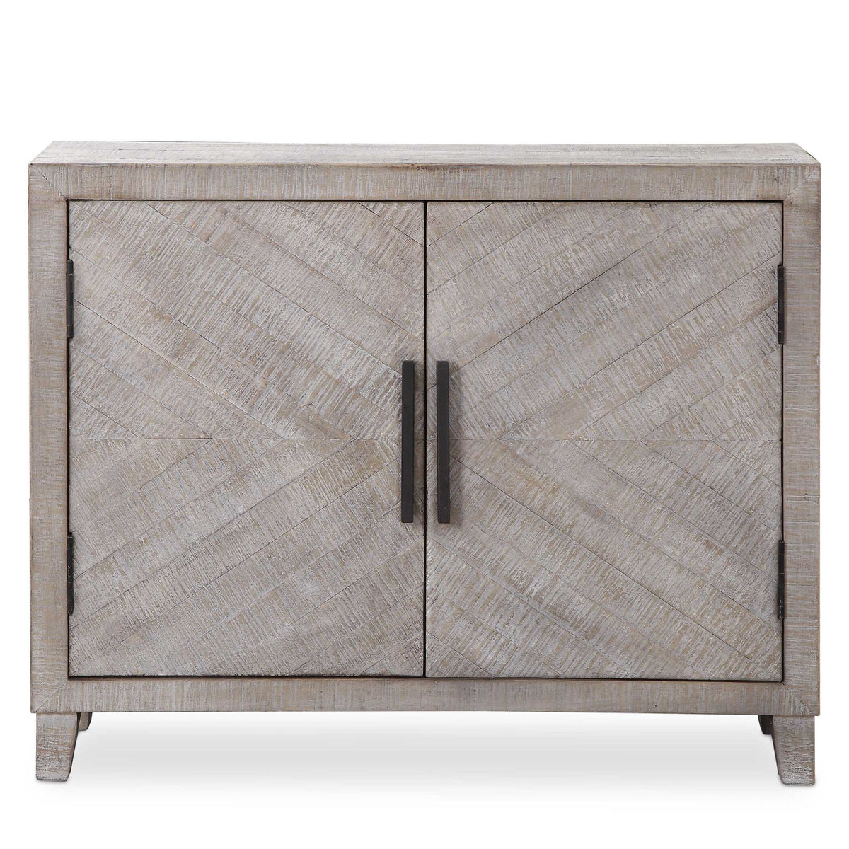 Adalind - Washed Accent Cabinet - White Washed