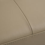 Pimentel - Leather Sectional Sofa With Tufted Back And Track Arms