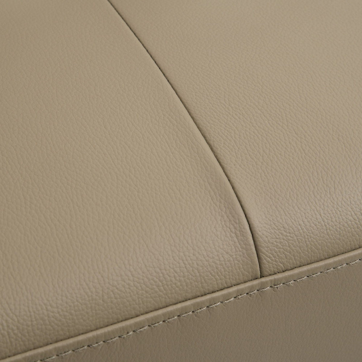 Pimentel - Leather Sectional Sofa With Tufted Back And Track Arms