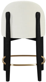 Torino - Counter Stool With Brushed Black Base